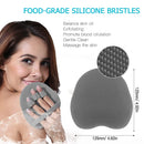 INNERNEED Soft Silicone Body Scrubber Shower Cleansing Brush Exfoliating Glove, SPA Massage Skin Care Tool, for Sensitive and All Kinds of Skin (Pack of 2) INNERNEED Store