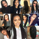 Ombre Kanekalon Braiding Hair 5 Pack Ombre Jumbo Braiding Hair Extensions 24 Inch Jumbo Braid Synthetic Hair for Braiding (5 pack, Black) Angels Beauty Store