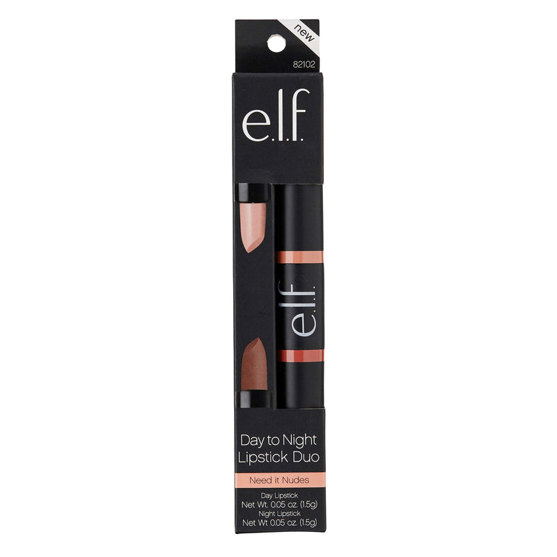 E.L.F. Cosmetics Day to Night Lipstick Duo, Need It Nudes, 0.8 Ounce e.l.f.
