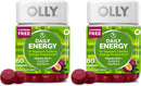 OLLY Extra Strength Daily Energy Gummy, Caffeine Free, 1000mcg Vitamin B12, CoQ10, Goji Berry, Adult Chewable Supplement, Berry Yuzu Flavor - 60 Count Infinity Warehouse