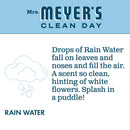 Mrs. Meyer's Clean Day Bar Soap, Use as Body Wash or Hand Soap, Cruelty Free Formula Made with Essential Oils, Rain Water Scent, 5.3 oz, 4 Bars MRS. MEYER'S CLEAN DAY