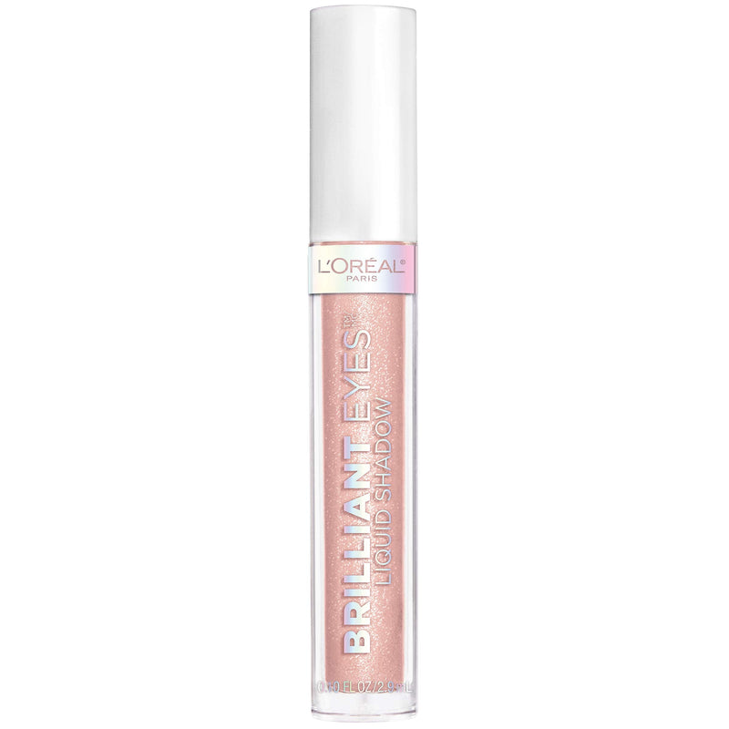 L'Oreal Paris Makeup Brilliant Eyes Shimmer Liquid Eye Shadow, Longwearing Lasting Shimmer, Crease Resistant, Flake-proof, Precision Applicator, Quick Dry, Non-greasy, Paradise Star, 0.1 fluid_ounces L'Oreal Paris