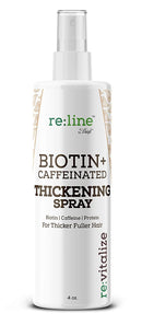 Biotin Hair Thickening Spray for Hair Growth Spray NATURAL Hair Thickener for Fine Hair Volume Spray for Fine Hair Volumizer for Hair Spray Color Safe - BIOTIN & CAFFEINE - Get Thicker Hair in Seconds Paisle Botanics