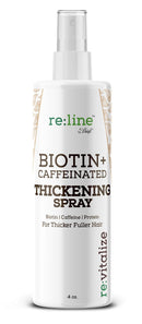 Biotin Hair Thickening Spray for Hair Growth Spray NATURAL Hair Thickener for Fine Hair Volume Spray for Fine Hair Volumizer for Hair Spray Color Safe - BIOTIN & CAFFEINE - Get Thicker Hair in Seconds Paisle Botanics