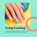 Beetles Gel Nail Polish Set, Easter Egg Hunt 6 Colors Spring Summer Bright Yellow Green Blue Pink Purple Soak Off Gel Polish Set Gift for Women beetles Gel Polish Store