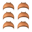 Wig Caps, IKOCO 6 Pcs Nylon Stocking Caps for Wigs Strenchy Wig Caps for Women (Brown) IKOCO Store