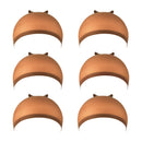 Wig Caps, IKOCO 6 Pcs Nylon Stocking Caps for Wigs Strenchy Wig Caps for Women (Brown) IKOCO Store