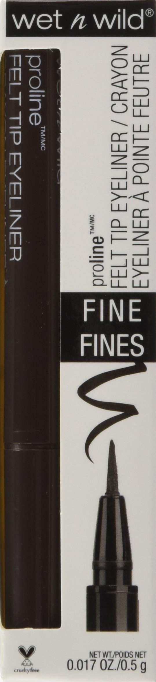 Wet 'n Wild Proline Felt Tip Eyeliner Dark Brown, .017z Wet n Wild
