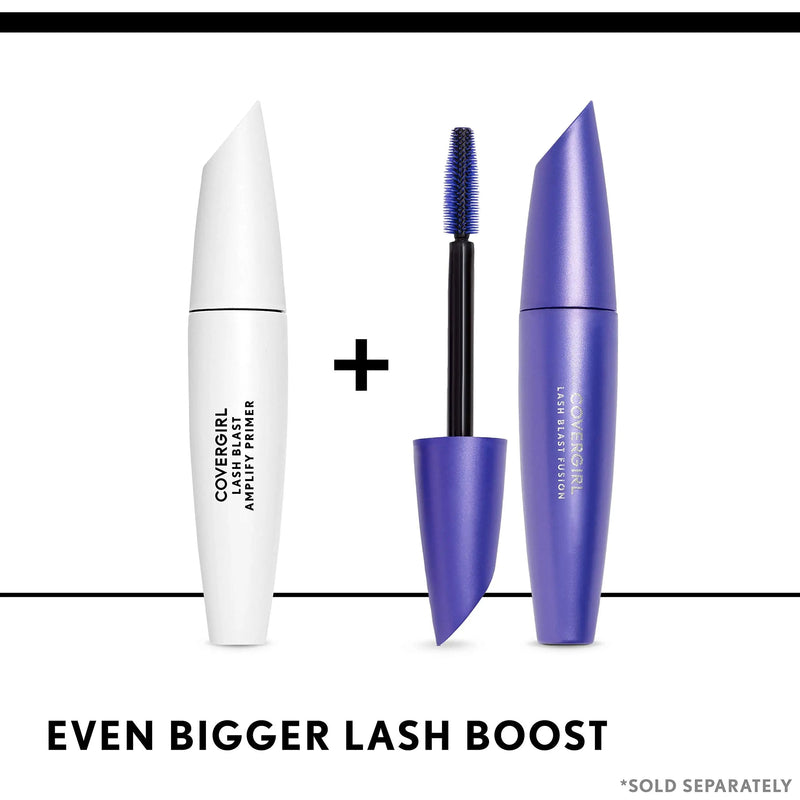 COVERGIRL Lash Blast Fusion Mascara & COVERGIRL Lash Blast Amplify Eyelash Primer Pack , VERY BLACK, 0.44 Fl Oz (Pack of 2) COVERGIRL