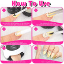 Rhinestone Resin Glue, Teenitor Nail Art Decoration Tools Kit with 8ml Gem Rhinestone Gel Resin Glue 3pcs Nail Brushes Wax Pen Stick Rhinestones Picking Tweezers (UV/LED Cure Needed) Teenitor