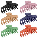 6 Pcs Big Hair Claw Clips 4.3 Inch Large Banana Clips Nonslip Hair Claw Clamps Fashion Hair Styling Accessories for Women Girls (Type A) CHENLEI
