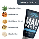 Super Fresh Man Parts | Ball Deodorant for Men - Powder Protection | Prevent Sticky, Itchy, Smelly Balls | Lotion-to-Powder Hygiene Cream | Talc-Free Jock Itch Prevention, No Mess, Quick-Dry Formula | 4 fl oz Tube SweatBlock