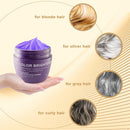 Luseta Purple Hair Mask 16.9 Oz, Deep Conditioner - Biotin, Hydrolyzed Collagen & Keratin - Neutralizes Unwanted Yellow Tones and Removes Brassine, for Blond and Gray hair, Sulfate & Paraben Free L LUSETA