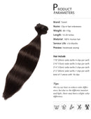 Yamel Remy Clip in Hair Extensions Human Hair 7Pcs 16 Clips Real Human Hair Extensions clip Yamel