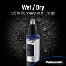 Panasonic ER-GN30-K MENS NOSE EAR HAIR TRIMMER WI, 7.00in. x 4.25in. x 2.25in Panasonic