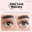 4D Fiber Mascara Black Volume and Length, Waterproof Makeup, Double Extend Lengthening Mascara Cutie Academy
