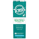 Tom's of Maine Whiten Plus Coconut Oil Fluoride Free Toothpaste, Natural Whitening Toothpaste with Plant-Based Cleansers, Whitens Without Causing Sensitivity, Gentle Mint, 4.0 Oz (Pack of 3) Infinity Warehouse