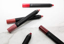 Glo Skin Beauty Suede Matte Lip Crayon in Demure - Earthy Mauve - Chunky Long Lasting Lipstick, 7 Shades, 2.5 g Glo Skin Beauty
