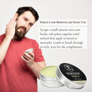 Vanilla Beard Balm - Styles, Strengthens & Softens Beards and Mustaches - 100% Natural Beard Conditioner with Organic Shea Butter, Tea Tree, Argan & Jojoba Oils with Vanilla Scent by Striking Viking Striking Viking Store