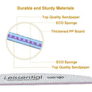 Nail Files and Buffers, 100/100 Grit Nail File Set, Double Sided Emery Boards Manicure Tools for Nail Grooming and Styling Fanzbike