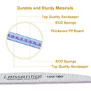 Nail Files and Buffers, 240/240 Grit Nail File Set, Double Sided Emery Boards Manicure Tools for Nail Grooming and Styling Fanzbike