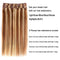 5 Pieces 12 Remy Clip in Hair Extensions Human Hair Light Brown Mixed Blonde Highlights - Beauty Silky Straight Short Thick Real Hair Extensions for Women Fashion (12 inches, 6/613, 60 grams) Amygirl