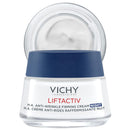 Vichy LiftActiv Supreme Night Cream, Anti Aging Face Cream with Vitamin C and Rhamnose to Firm and Brighten, Suitable for Sensitive Skin Infinity Warehouse
