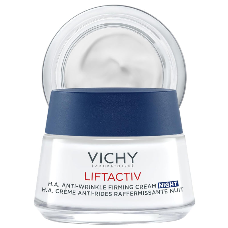 Vichy LiftActiv Supreme Night Cream, Anti Aging Face Cream with Vitamin C and Rhamnose to Firm and Brighten, Suitable for Sensitive Skin Infinity Warehouse