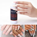 Modelones EMA Acrylic Liquid Monomer 120ml/4oz, Acrylic Nail Liquid for Professional Acrylic Powder Nail Extension Nail Art System MMA-FREE, Low-Odor, Non-Yellowing, Quick Dry, Christmas Gift modelones