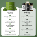 Cured 4 in 1 Gummies for Vitality with Pure Himalayan Shilajit for Men & Women, Lions Mane Mushroom, and Sea Moss Ashwagandha Supplements | Vegan & Non-GMO Neuropathy Supplements | Made in America Infinity Warehouse