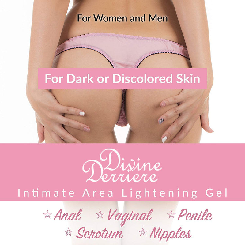 Divine Derriere Intimate Dark Spot Remover for Body, Face, Bikini and Sensitive Areas - Skin Bleaching Cream for Intimate Areas Contains Mulberry Extract, Arbutin Pretty Privates Peptide Divine Derriere