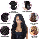 9A Body Wave Human Hair Bundles 100% Virgin Brazilian Hair 3 Bundles (18 20 22 Inches) Weave Hair Human Body Wave Bundles Unprocessed Remy Weave Hair Bundles serwell