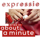 essie expressie Quick-Dry Vegan Nail Polish, Seize The Minute, Blue Toned Red, 0.33 Ounce essie