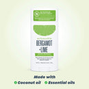 Schmidt's Aluminum Free Natural Deodorant for Women and Men, Bergamot + Lime with 24 Hour Odor Protection, Certified Cruelty Free, Vegan Deodorant, 3.25 oz, 3 pack Schmidt's
