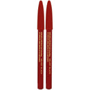 Maybelline New York Makeup Expert Wear Twin Eyebrow Pencils and Eyeliner Pencils, Velvet Black Shade, 2 Count (Pack of 1) Maybelline New York