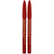 Maybelline New York Makeup Expert Wear Twin Eyebrow Pencils and Eyeliner Pencils, Velvet Black Shade, 2 Count (Pack of 1) Maybelline New York