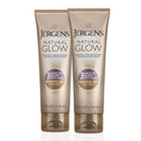Jergens Natural Glow 3-Day Self Tanner Body Lotion, Sunless Tanning Moisturizer for Medium to Deep Skin Tone, for Streak-free Color, 4 Ounce (Pack of 2) Jergens