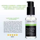 YEOUTH Hyaluronic Acid with Vitamin C Serum for Face, Powerful Serum with Vitamin C & Tripeptide 31. Hydrate, Brighten, Tighten & Boost Collagen. (2 oz) Yeouth