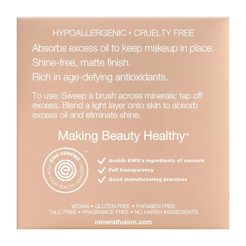 Mineral Fusion Setting Powder, Hypoallergenic, Paraben Free, 0.32 Ounce (Packaging May Vary) Mineral Fusion