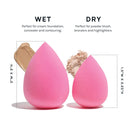 AOA Studio Collection Makeup Sponge Set Makeup Blender Latex Free and High-definition Set of 6 Makeup Blender For Powder Cream and Liquid, Super Soft Wonder Blender Beauty Cosmetic AOA STUDIO
