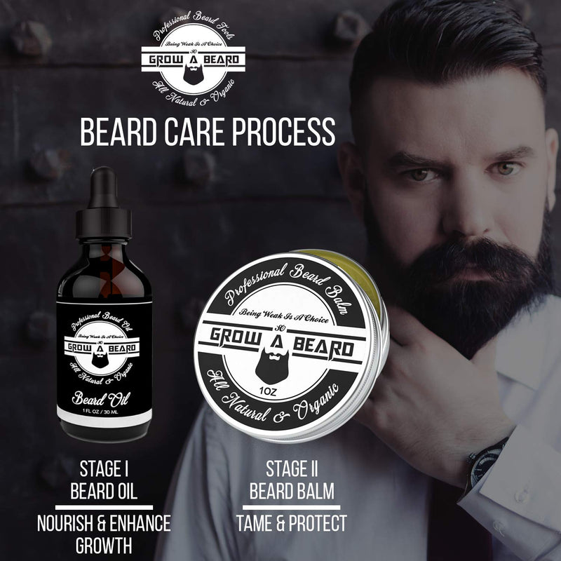 Beard Straightener Grooming Kit for Men, Beard Brush, Double Side Comb, Unscented Oil, All Natural Chanel Balm, Shampoo, Conditioner, Razor & Scissors, Perfect Gifts for Dad & Husband GROW ALPHA BEARD Store