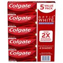 Colgate Optic White Advanced Teeth Whitening Toothpaste, Sparkling White (4.2 Oz., 5 Pk.), 21 Oz Colgate