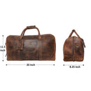 Leather Duffel Bag & Toiletry Bag Combo - The Best Masculine Travel Gift For Men Rustic Town Store