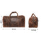 Leather Duffel Bag & Toiletry Bag Combo - The Best Masculine Travel Gift For Men Rustic Town Store