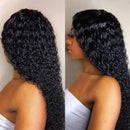 UNice Hair 5x5 HD Lace Closure Wig Human Hair for Black Women, 10A Brazilian Virgin Hair Jerry Curly Transparent Lace Closure Wigs Pre Plucked with Baby Hair 180% Density 24 inch UNICE Store