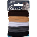 Goody Ouchless Ponytail Hair Elastics - 15 Pcs. GOODY