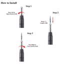 Theatoz Nail Drill Bit Cuticle, Electric Nail File 3/32-inch Shank, Nail Tool, Tungsten Carbide Drill Bits for Removing Gel Nail Polish Acrylic Dipping Powder Theatoz Store