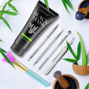 Blackhead Remover Mask 3-in-1 Votala Blackhead Removal Mask, Purifying Peel Off Mask with Acne & Blackhead Extractor Kit and Silicone Brush, Deep Cleansing Blackheads Removal Kit Votala