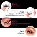 DYSILK 30 Pairs False Eyelashes 6D Fluffy Lashes Faux Mink Eyelashes Thick Fake Eyelashes Reusable Artificial Lashes of Different Styles Soft Lashes Multi-Pack - 10 Styles Mixed DYSILK