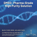 DMSO 99.9% Pharma Grade, Pure Liquid Dimethyl Sulfoxide 8 fl.oz in Glass Bottle, Non-Diluted, Low Odor Infinity Warehouse